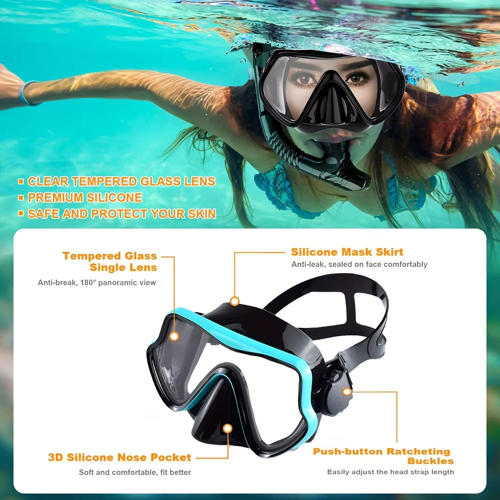 Scuba Diving Mask Set for Adults 